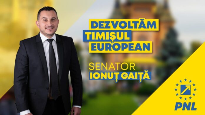 Ionuț Gaiță PNL Timișoara Foto Facebook