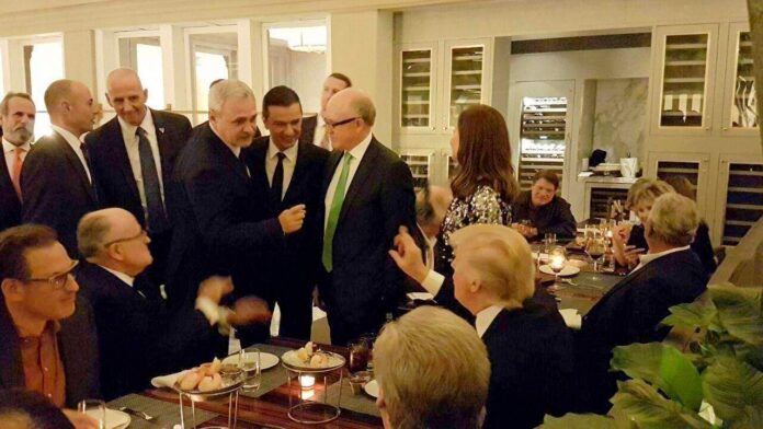 Momentul de glorie al lui Liviu Dragnea, prezența sa în apropierea lui Donald Trump