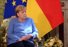 Portret al Angelei Merkel, expus la Muzeul Bode din Berlin