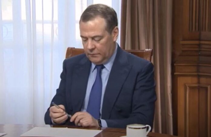 Dmitri Medvedev/Captură video