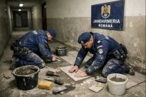 Scandal în Jandarmeria Constanța, după ce au apărut informații potrivit cărora cadrele sunt obligate să monteze gresie în unitate