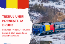 „Trenul Unirii” pleacă sâmbătă din București și ajunge la Iași