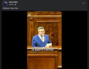 Senatorul „pacifist” Peia, o nouă moțiune