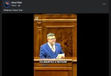Senatorul „pacifist” Peia, o nouă moțiune
