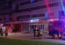 O dronă rusească prăbușită pe un bloc din Galați a produs o explozie și incendiu; a fost convocată o ședință CSAT
