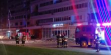 O dronă rusească prăbușită pe un bloc din Galați a produs o explozie și incendiu; a fost convocată o ședință CSAT