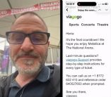 Fostul șef al ANPC Constantinescu, înșelat cu bilete la concertul Metallica