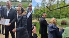 Președintele Poloniei a adoptat simbolic un urs de la Libearty Zărnești